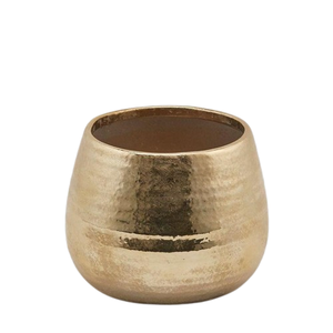 แจกันดอกไม้โลหะทุบสำหรับตกแต่งบ้านห้องนอนห้องนั่งเล่นสำนักงานงานแต่งงานของตกแต่งโต๊ะด้วยลวดลายโบราณ - Product Image 4