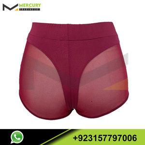 Shorts en maille multicolores personnalisés pour femmes, parfaits pour la course à pied, le cyclisme et la natation - Product Image 6