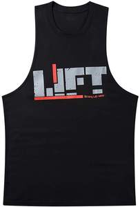 Débardeurs de sport respirants en maille personnalisés pour la musculation, l'entraînement en salle de sport, athlétisme, stringer pour hommes, séchage rapide, coupe ajustée - Product Image 3