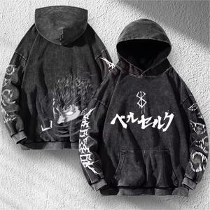 Nouveau sweat à capuche surdimensionné personnalisé 2026 avec logo brodé en chenille, sweat à capuche en chenille brodé pour hommes - Product Image 4