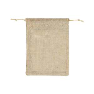 Jute <b>Drawstring</b> Gift <b>Bags</b> Non-Printed - Product Image 1