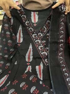 Vestido personalizado tradicional Shalwar Kameez Dupatta para mujer, mangas completas bordadas, último diseño de boda, fiestas elegantes de Salwar - Product Image 6