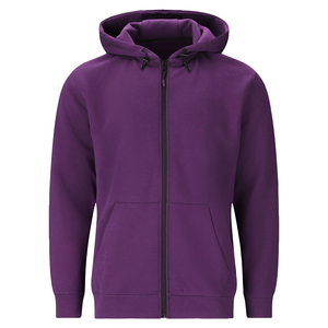Gran oferta, ropa de calle de manga larga, sudaderas con capucha Lisas para hombres adultos, sudaderas con capucha con cremallera lisa de talla grande y dos bolsillos delanteros con servicio OEM - Product Image 2