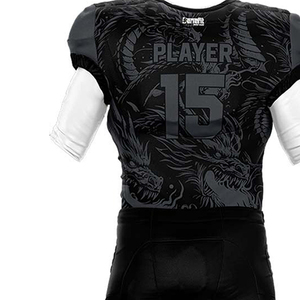 El más nuevo diseño Ropa deportiva Camiseta de fútbol americano Últimas camisetas de fútbol de estilo americano Tops de fútbol americano con pantalones cortos - Product Image 4