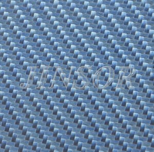 Tissu en fibre de carbone bleu métallique - Product Image 5