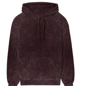 Sudadera con capucha de gran tamaño con lavado ácido Vintage para hombre, de peso pesado Jersey de algodón, sudadera de invierno holgada a la moda, nuevas ventas - Product Image 1