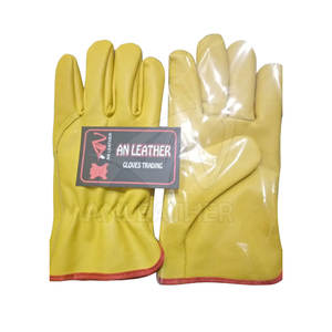 ถุงมือนิรภัยสำหรับขับรถกลางแจ้งแบบลำลองดีไซน์สุดพิเศษจากปากีสถานถุงมือหนังหน้าจอสัมผัสระบายอากาศได้ดีกันสารเคมี - Product Image 1