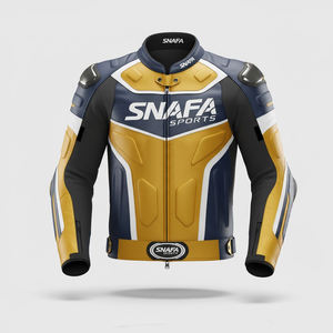 Custom Made Men's Leather Motorcycle <b>Jacket</b> New Design Leather Riding <b>Jackets</b> Men <b>Racing</b> <b>Jacket</b> For Motorbike - Product Image 1