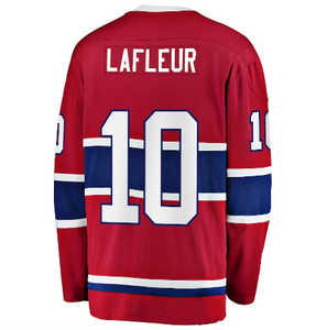 Jersey de Hockey sobre Hielo Personalizado, Uniforme Rojo de Equipo, Nombre y Número Personalizados 77 14 41 33 10, Costuras Profesionales, Rendimiento Atlético - Product Image 6