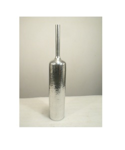 Modern Silver Sculptural <b>Table</b> Aluminum Vase for Decorative - Product Image 1