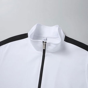 Ensemble de survêtement de jogging pour hommes, survêtement de haute qualité avec logo personnalisé, survêtement à col montant respirant et uni pour l'hiver, vente en gros en usine - Product Image 4
