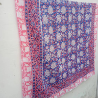 Bufanda de algodón India hecha a mano, chal de verano, Material Modal, estampado de bloque de mano, Pareo Floral, Sarong, ropa de playa Sexy, lote al por mayor