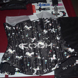 Corsé de Alta Calidad con Estampado de Unicornio de Fantasía - Product Image 3