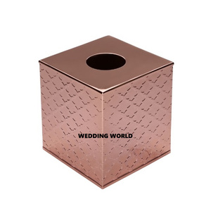 Caja de pañuelos decorativa de mesa Soporte de pañuelos hecho a mano de calidad superior Venta caliente Artículos de baño Caja de pañuelos al por mayor - Product Image 2