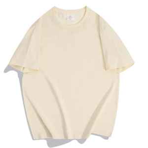 Custom Men's 100% Cotton Regular Fit Breathable Quick Dry Canvas T-Shirt Unisex Plus Size Blank - Product Image 5