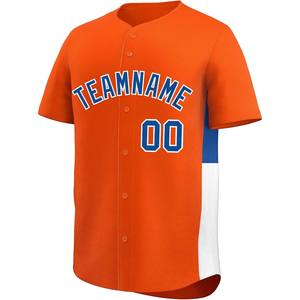Camiseta de béisbol de aspecto auténtico, estilo de equipo personalizado, bordado con botones, ajuste de malla, camiseta de softbol, número cosido, nombre, EE. UU. Pro - Product Image 6