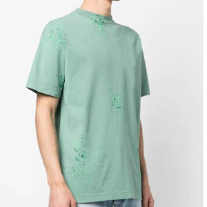 Camisetas de manga corta de gran tamaño personalizadas para hombre 260 GSM Heavyweight 100% algodón estilo Vintage Suelto - Product Image 5