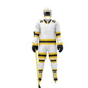 Uniformes de Hockey sobre Hielo de Poliéster de Alta Calidad Más Vendidos, Nueva Llegada, Conjuntos Personalizados con Nombre de Equipo - Product Image 2