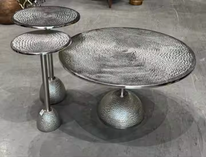 โต๊ะกลางอลูมิเนียมอเนกประสงค์ปรับความสูงได้เป็นมิตรกับสิ่งแวดล้อมสำหรับห้องนั่งเล่นที่บ้าน - Product Image 5