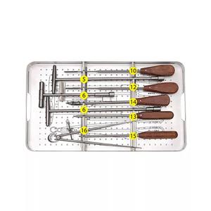 Jeu d'instruments à plaques de façonnage laminaire en acier inoxydable allemand Sets d'instruments chirurgicaux avec logo personnalisé Marque privée - Product Image 2