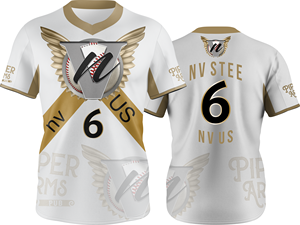 Camiseta de Béisbol Unisex Personalizada con Cuello en V, Uniforme Deportivo Transpirable con Nombre y Número Personalizados para Hombres, Mujeres y Jóvenes, Diseño Liso - Product Image 2