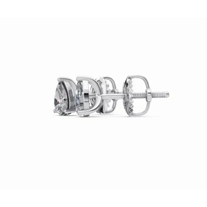 Exclusivos Pendientes de Diamantes Solitarios Forever Pear Dreams de Oro de 14 Quilates, Joyería Cultivada en Laboratorio, Venta al por Mayor, Proveedor OEM - Product Image 2