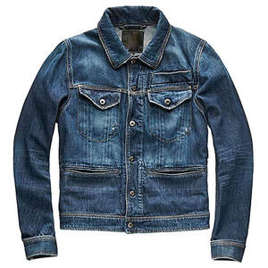 Veste en jean d'hiver pour homme de la meilleure qualité, toutes les couleurs et tailles, avec col rabattu, manches longues, vêtements pour homme - Product Image 1