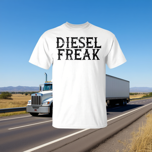 Camiseta Diesel Freak para Camioneros, Conductores de Camiones, Camiones de Carga Pesada - Product Image 3
