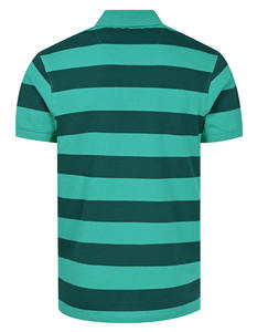 Polo de algodón con diseño de rayas en el pecho personalizado de nuevo diseño, polos de Color sólido para hombre - Product Image 2