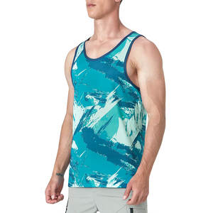 เสื้อกล้ามผู้ชายแห้งเร็วสำหรับใส่ออกกำลังกายโลโก้ได้ตามต้องการ - Product Image 2