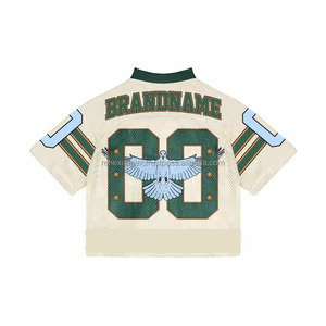 Camiseta de Fútbol Retro de Malla Personalizada, Ropa Deportiva de Fútbol al por Mayor, Manga Corta, 100% Poliéster Transpirable, Cuello en V, OEM Rehex Impex para Hombre - Product Image 2