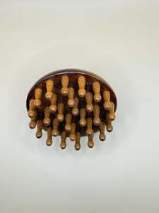 Professional Quality Wooden <b>Massage</b> Comb Natural Wood Wide Tooth Hair Detangling <b>Scalp</b> Care Comb - Product Image 3