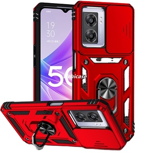 Lichicase, recién llegados, resistente al desgaste, lente deslizante, ventana, funda protectora resistente para Oppo A57 A57S <span class=keywords><strong>A77</strong></span> 5G, contraportada - Product Image 2
