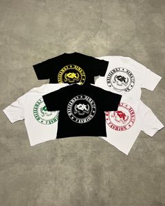 T-shirt personnalisé en coton de taille supérieure à 270gsm, poids lourd, coupe boxy, épaules tombantes, épaules tombantes, col rond, t-shirts pour hommes - Product Image 5