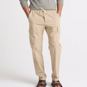 Pantalones Cargo Casuales de Lona para Hombre con Múltiples Bolsillos, Pantalones Deportivos de Cintura Media, Pantalones de Lona Rectos de Talla Grande, Pantalones Térmicos - Product Image 4