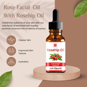 100% Pure Natural Organic Rosehip Huile Essentielle Multi-Usage Pressée À Froid Rosa Canina Huile pour Corps Cheveux Visage Massage - Product Image 3