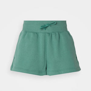 Pantalones cortos de chándal de algodón 220g de alta calidad personalizados Color sólido Diseño OEM Ropa de mujer informal Pantalones cortos de mujer Cintura elástica - Product Image 2