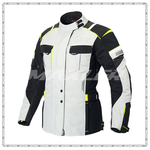 Veste en textile de moto blindé CE niveau 2 imperméable pour femmes avec doublure amovible pour toutes les saisons - Product Image 2