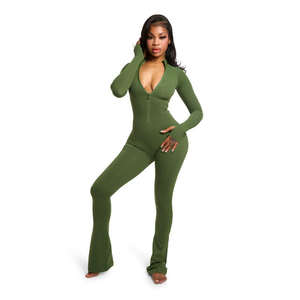 Suits 2026 Hot Utility Casual Super Elasticity <b>Loungewear</b> Women <b>Sets</b> Fold Over Quick Dry Long Sleeves Workout Clothes Women - Product Image 3