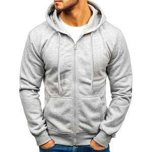Sudadera con Capucha para Hombre, Moda de Invierno, 100% Algodón, Tejido de Felpa, Transpirable, de Secado Rápido, Mangas Largas, Diseño Liso Único, Logotipo Personalizado - Product Image 3