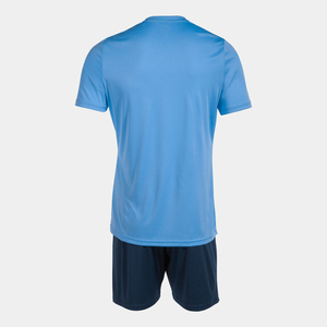 Uniforme de football gris bleu 100% polyester, vêtements d'équipe de haute qualité, ensembles de coupe automatisés comprenant une vente entière personnalisée - Product Image 2