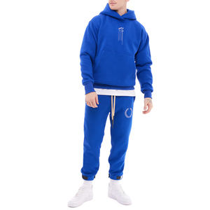 Collection de survêtements d'hiver pour hommes personnalisés respirants 100% coton décontracté léger grande taille ensembles écologiques couleur personnalisée - Product Image 1