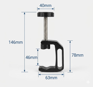 <span class=keywords><strong>Pince</strong></span> en C robuste en acier inoxydable, <span class=keywords><strong>pince</strong></span> de serrage réglable à mâchoires larges pour le travail du bois, outil de travail des métaux de précision CNC sur mesure - Product Image 3