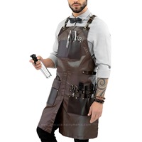 Tablier de coupe de cheveux multi-usages pour hommes, sangle de cou réglable, sans manches, cape de coiffure, cape de coiffure pour coiffeurs