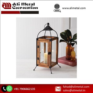 Ensemble de 2 bougeoirs en métal avec lanterne pour décoration quotidienne et saisonnière. - Product Image 4