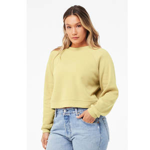 French Vanila FEMME RAGLAN PULLOVER POLAIRE Sweat éponge douce polaire raglan lettre imprimé, sweat à capuche ample et pull - Product Image 1