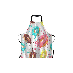 Offre en vrac meilleure vente 100% coton matériel impression personnalisée cuisine tablier de cuisine avec Logo personnalisé - Product Image 1