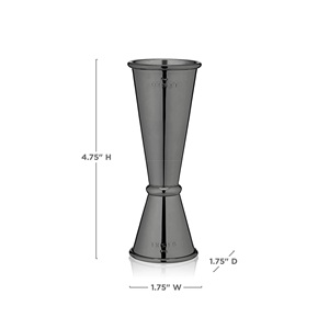 Premium Acier Inoxydable Double Face Mesure Fantaisie Antique Couleur Simple Bar Jigger Argent Designer Vente Chaude Premium Jigger - Product Image 1