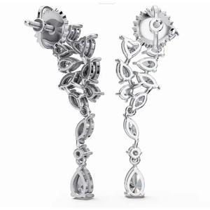 Exclusivos Pendientes de Diseñador Marina Golden Symphony de Oro de 14 Quilates, Corte Marquesa, Pera y Redondo, Joyería Cultivada en Laboratorio, Proveedor Mayorista - Product Image 3