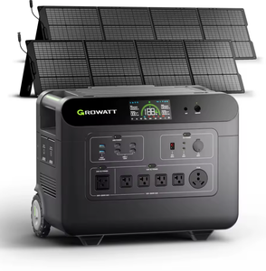 Centrale Électrique Portable 6144Wh/90kWh 120/240V 7200W Sortie AC, Batterie de Secours Domestique au Plomb-Acide, Charge Rapide en 2H, Générateur Solaire, Garantie 3 Ans - Product Image 1